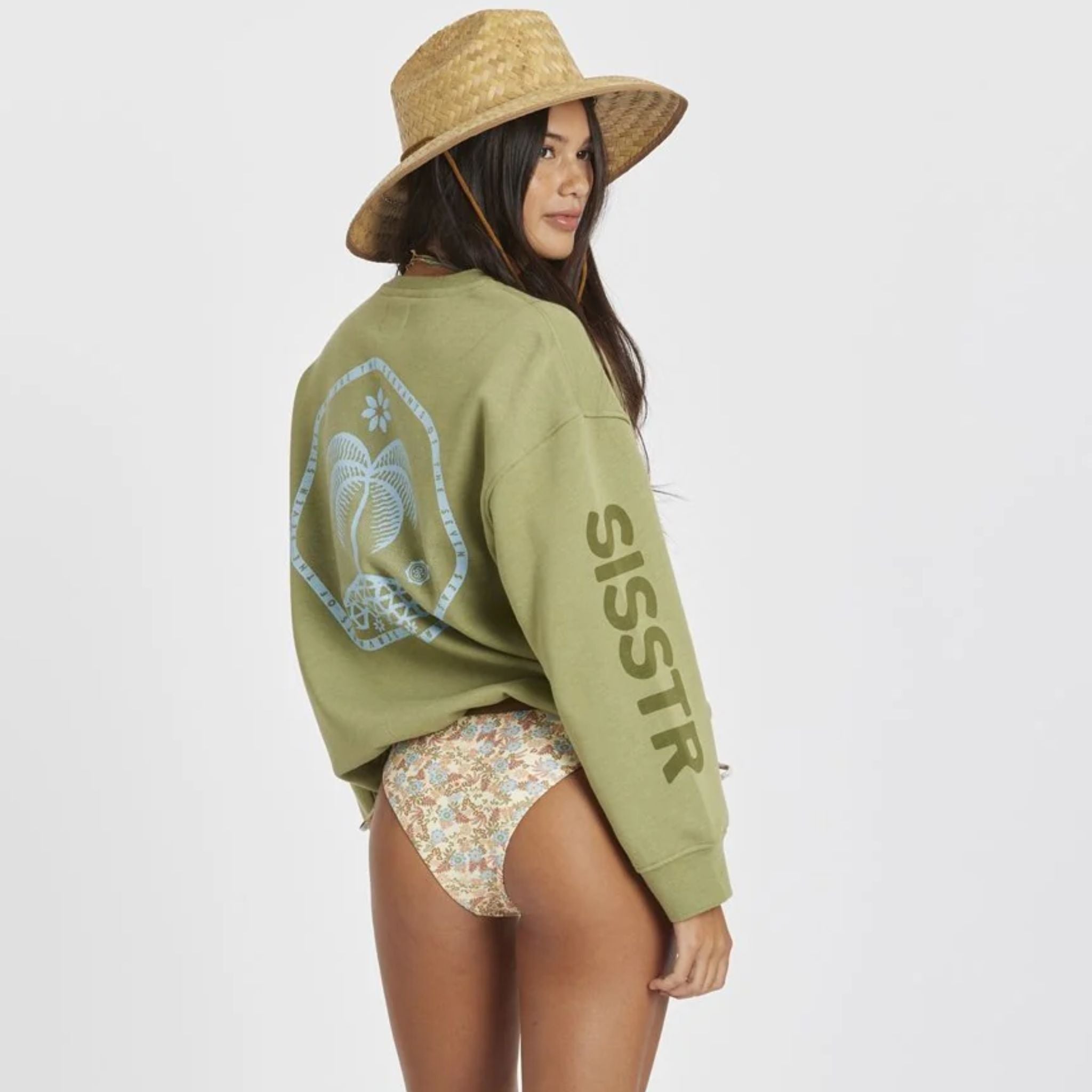 CREWNECK FEMME DAY TRIP VERT, SISSTR - DM2 SHOP