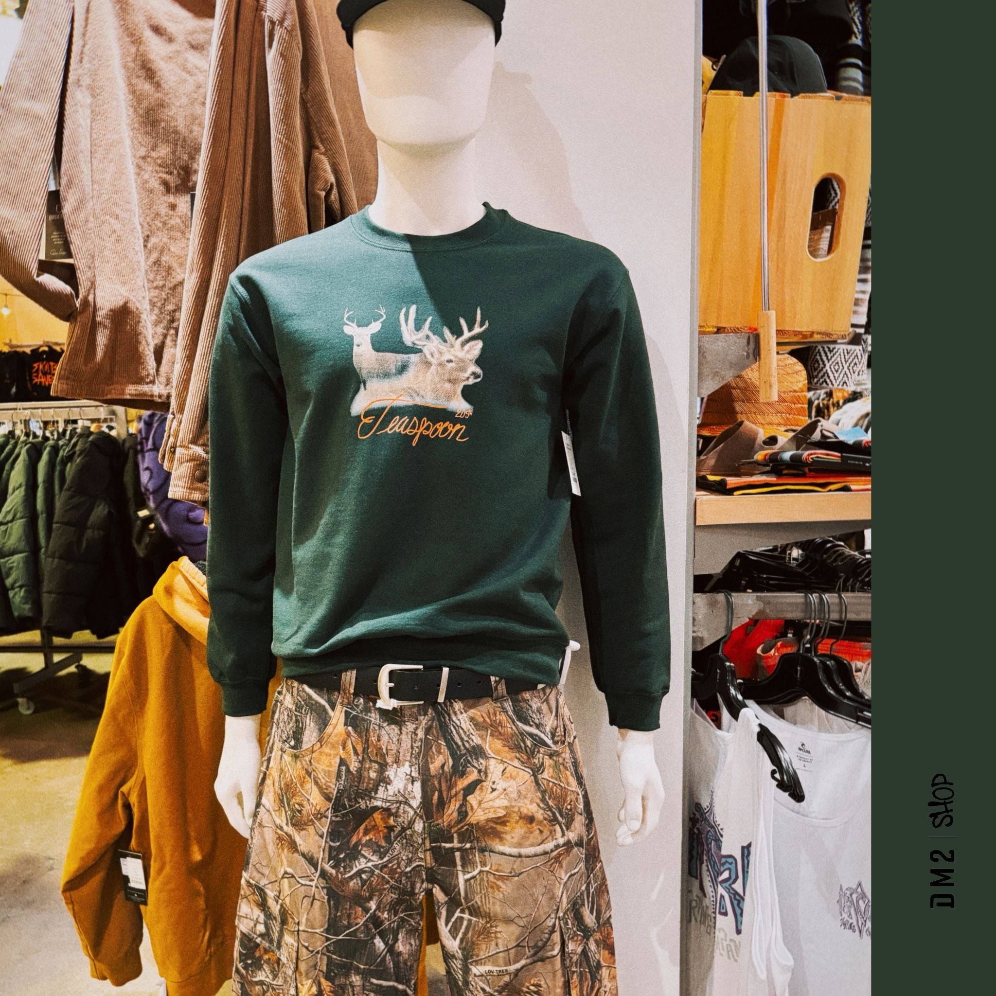 CREWNECK DEAR DEER HOMME, TEASPOON - DM2 SHOP