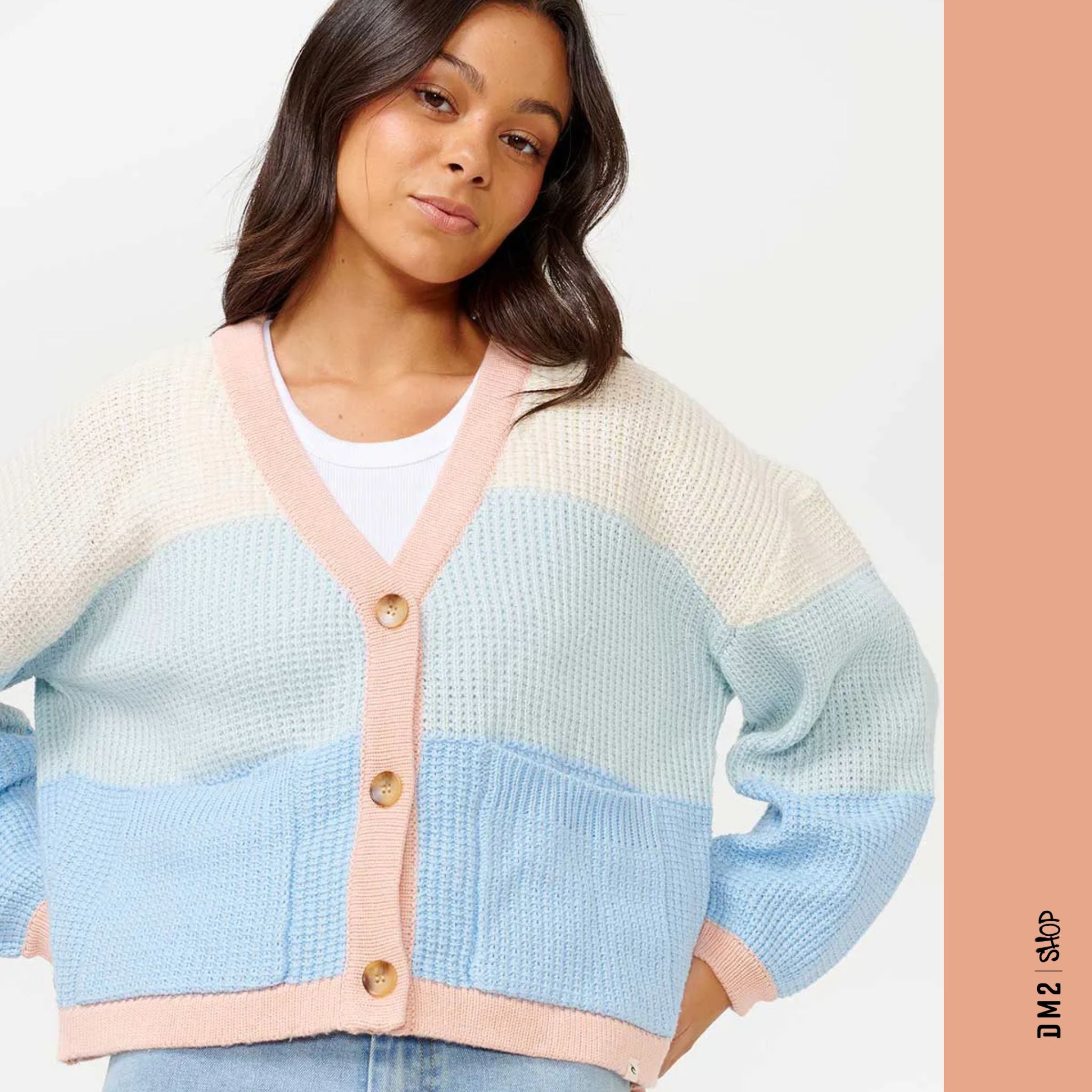 CARDIGAN DESERT DREAM RIP CURL BABY BLUE - DM2 SHOP