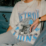 T - SHIRT UNISEXE DETROIT LIONS, MARBLE - DM2 SHOP