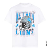 T - SHIRT UNISEXE DETROIT LIONS, MARBLE - DM2 SHOP
