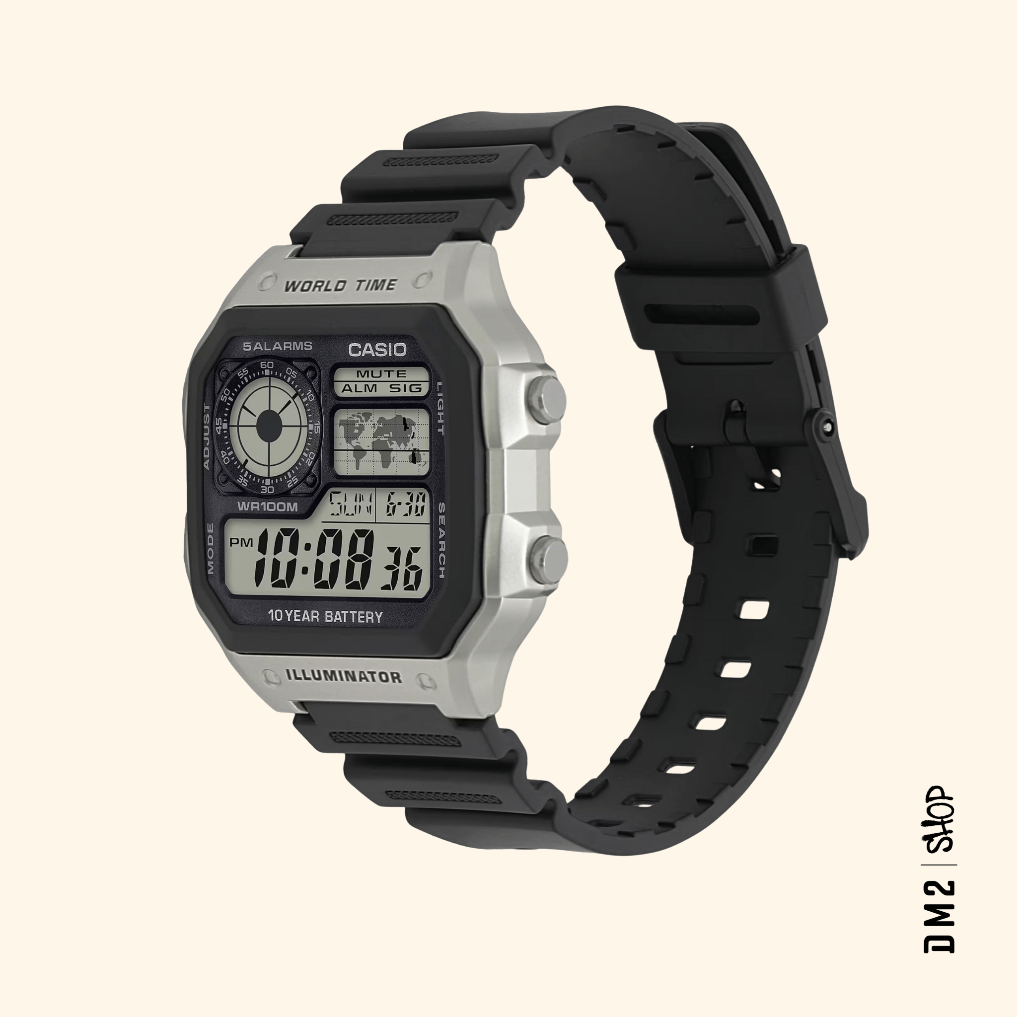 MONTRE CASIO DIGITAL AE1200WH - 1C - DM2 SHOP