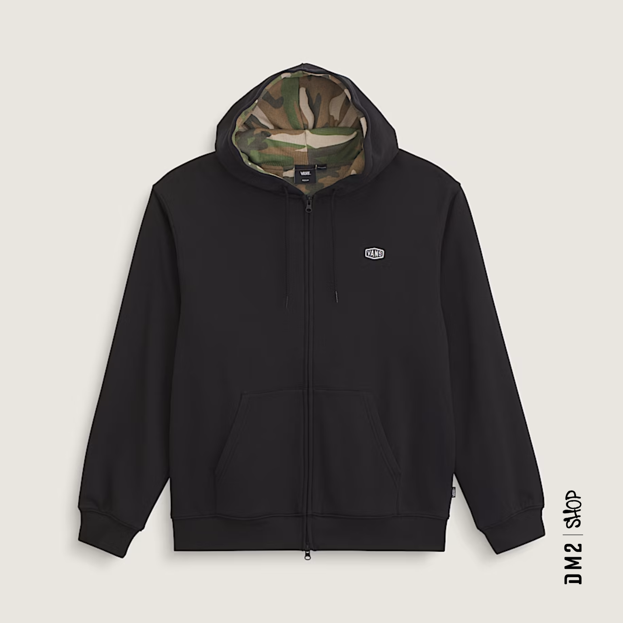 DOVER THERMAL - ZIP HOOD HOMME - NOIR CAMO