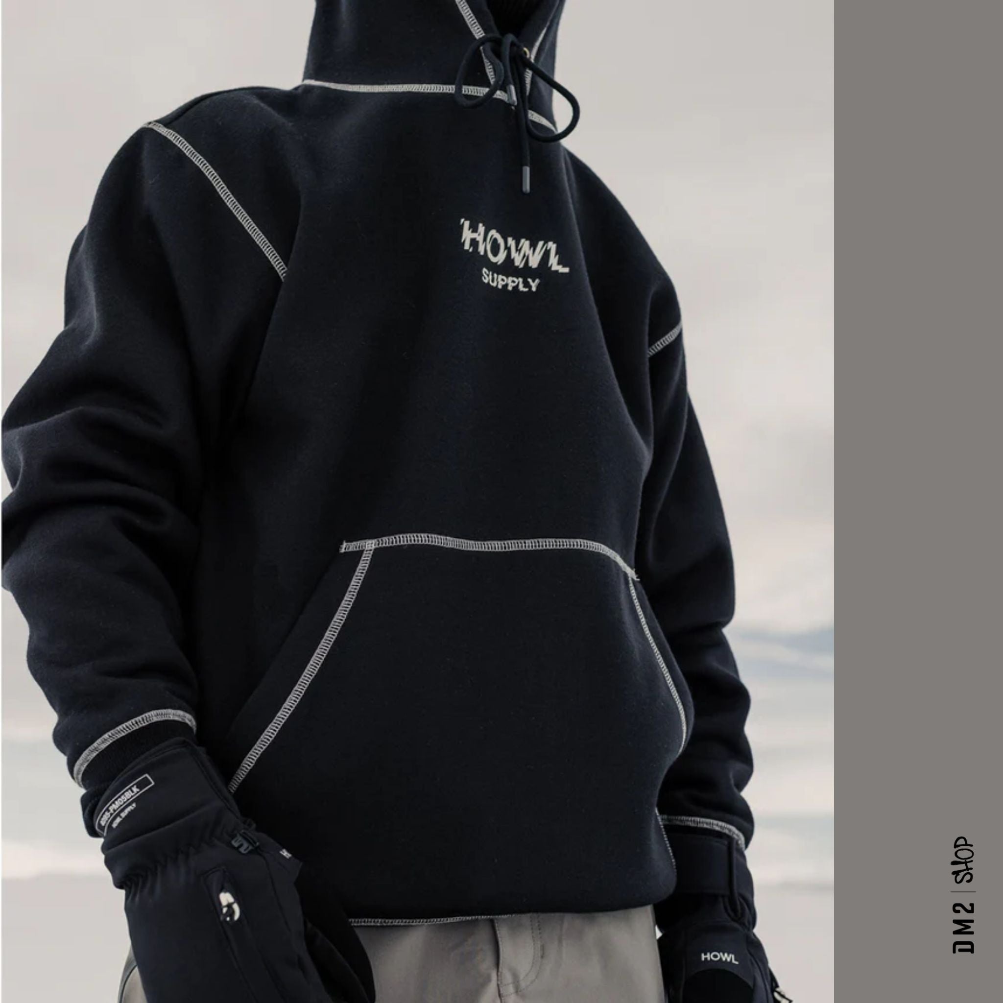 HOODY AVEC DWR SNOW HOWL - DM2 SHOP