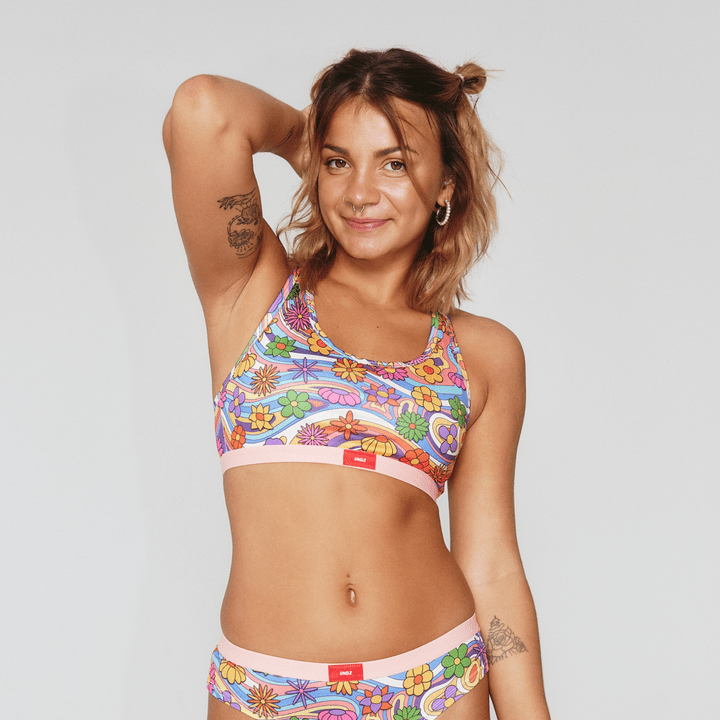 BRALETTE FEMME FLOWER POWER UNDZ - DM2 SHOP