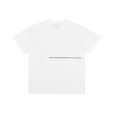 T - SHIRT CHAOS OVER BLANC DISORDER - DM2 SHOP