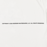 T - SHIRT CHAOS OVER BLANC DISORDER - DM2 SHOP