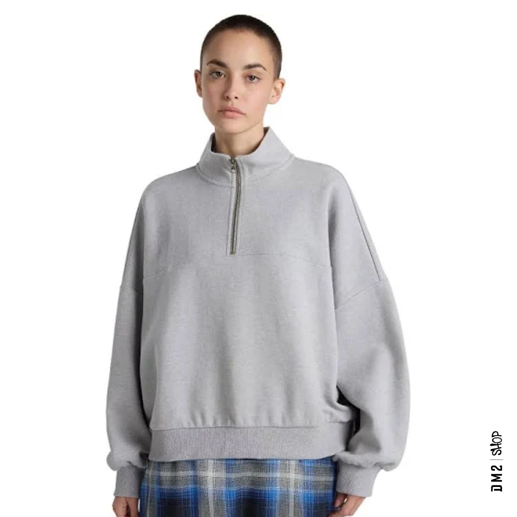 FLEECE VANS ELEVATED DOUBLE FEMME GRIS - DM2 SHOP