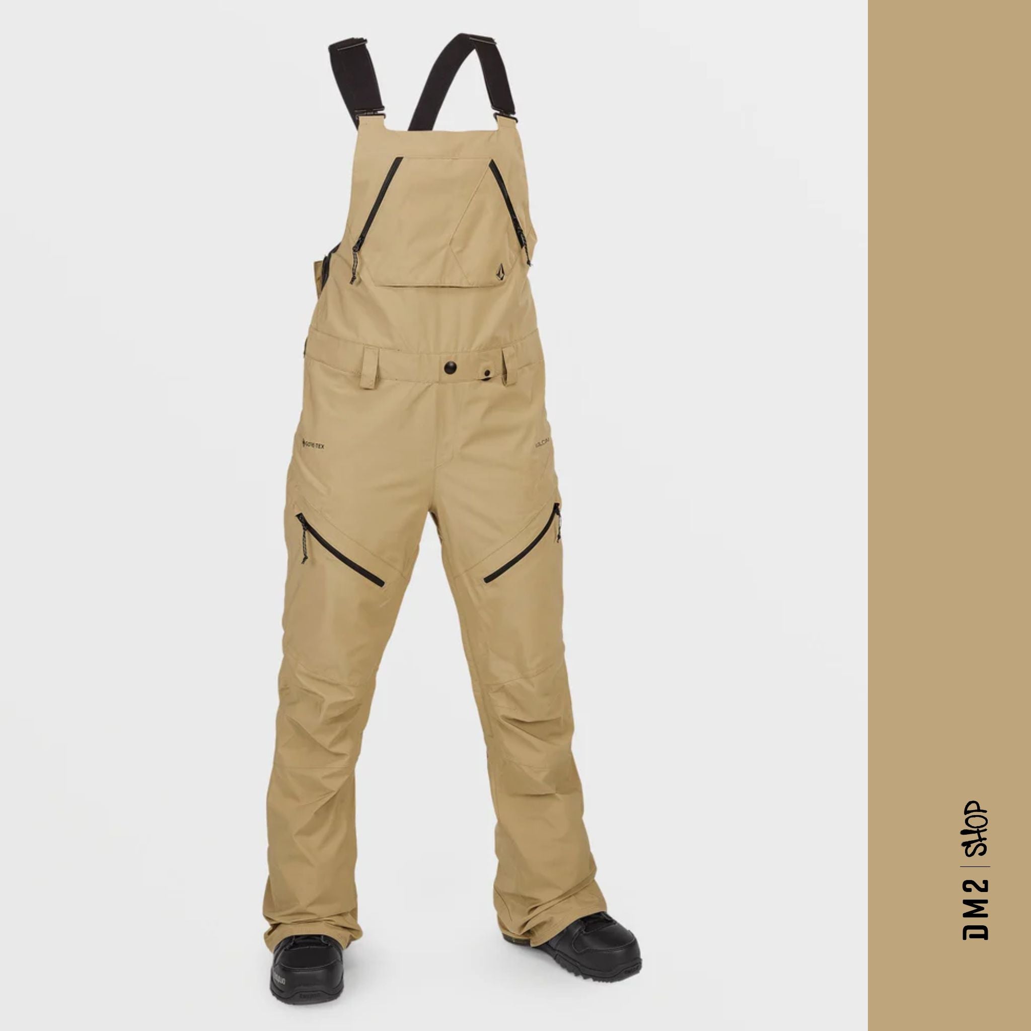 SALOPETTE SNOW FEMME ELM STRETCH GORE BEIGE, VOLCOM - DM2 SHOP
