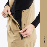 SALOPETTE SNOW FEMME ELM STRETCH GORE BEIGE, VOLCOM - DM2 SHOP