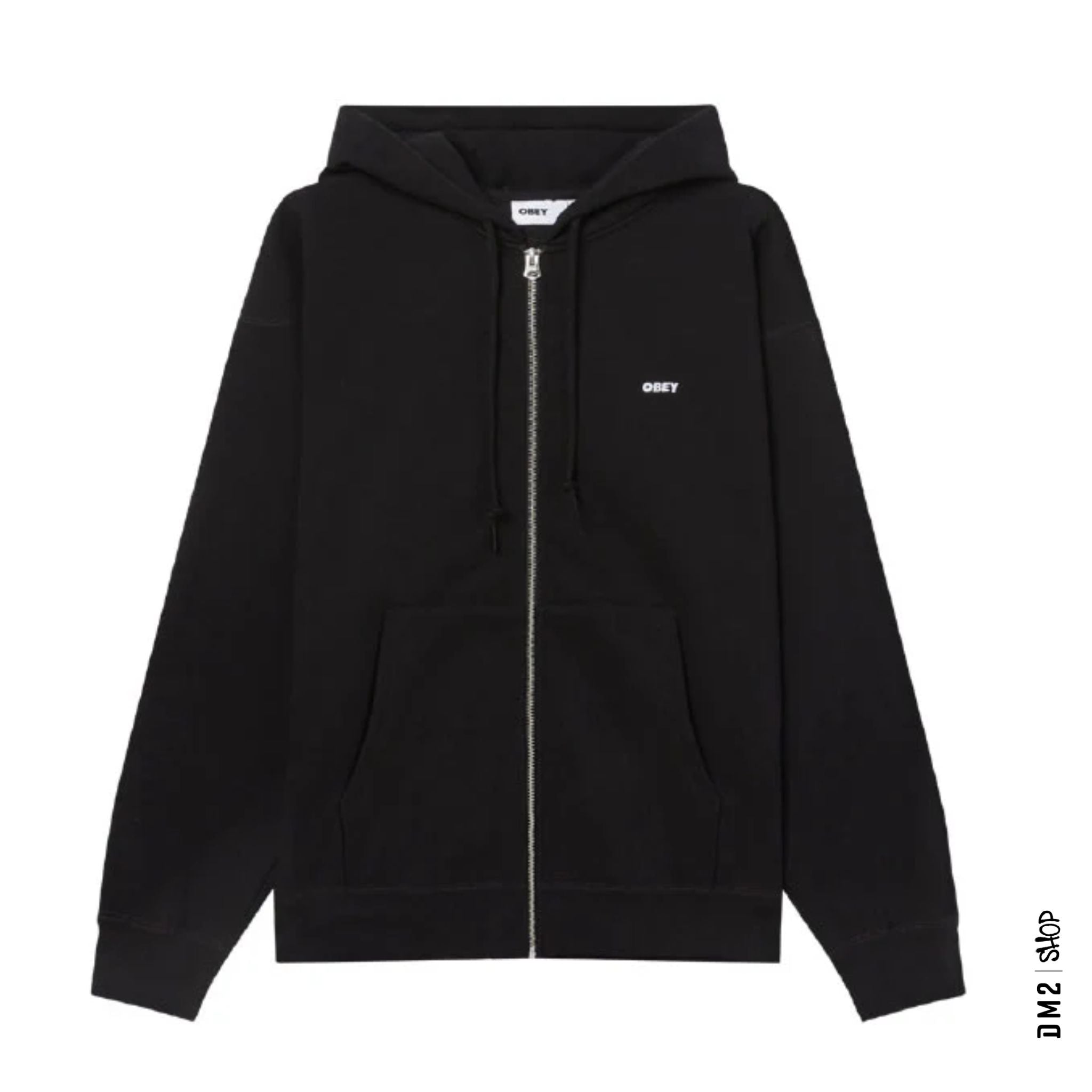 HOOD ZIP OBEY ESTABLISHED NOIR - DM2 SHOP