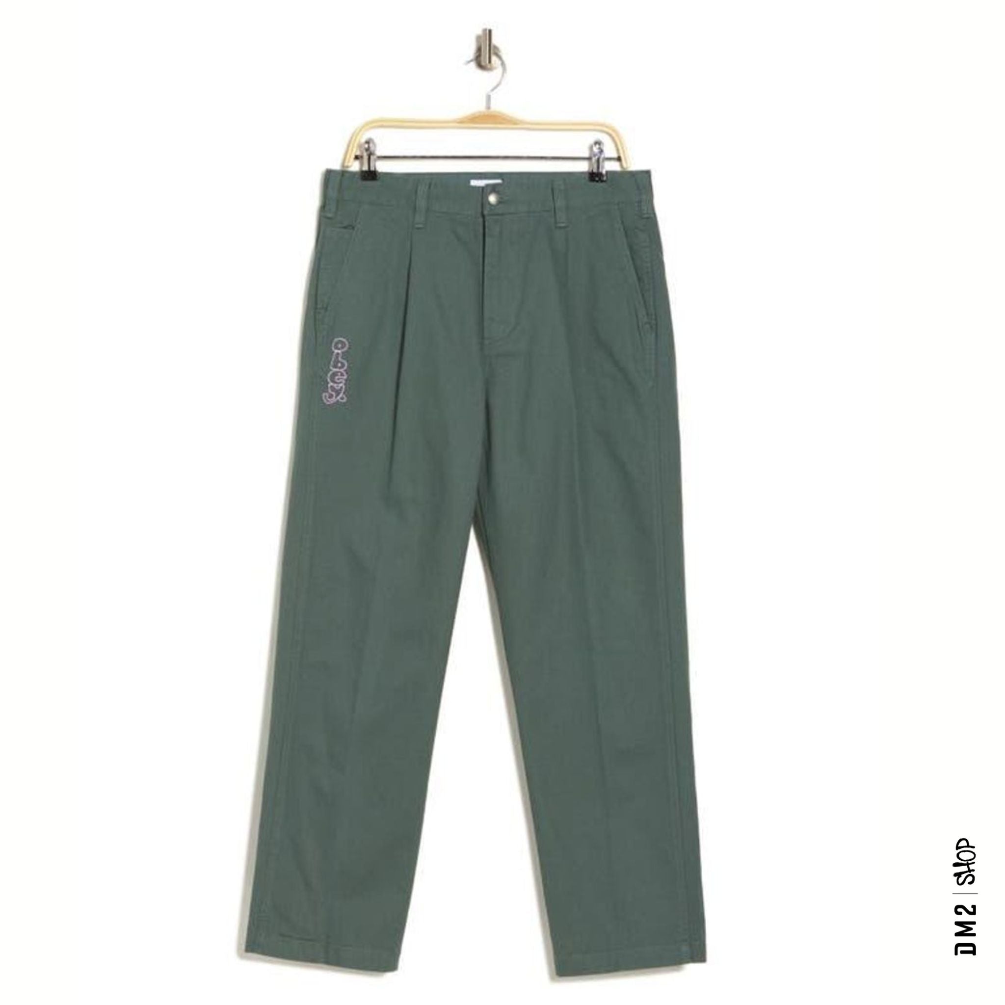 PANTALON UNISEXE ESTATE EMBROIDED SILVER PINE, OBEY - DM2 SHOP