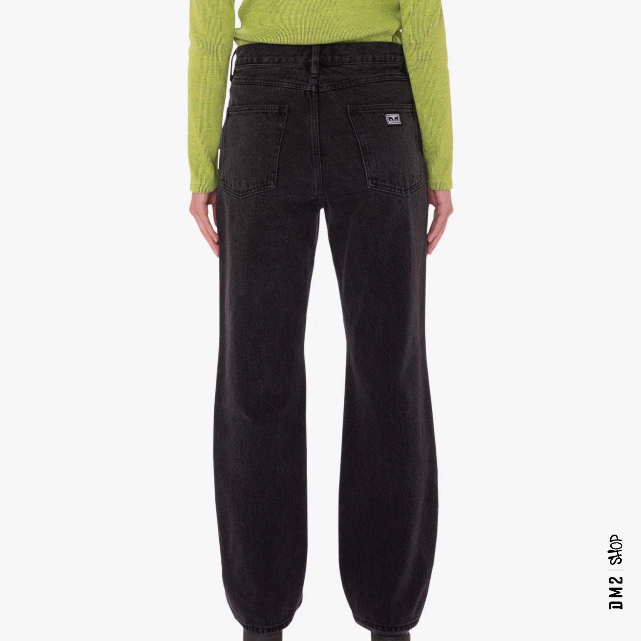 JEANS SLIM FEMME OBEY EVERYDAY NOIR - DM2 SHOP