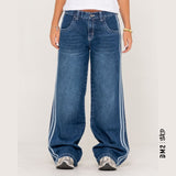 JEANS FEMME LOW FLIP MOMMY DIY, RUSTY - DM2 SHOP