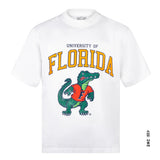 T - SHIRT FLORIDA GATORS UNISEXE BLANS, MARBLE - DM2 SHOP