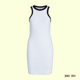 ROBE FOREST BLANCHE EN RIB JJXX - DM2 SHOP