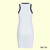 ROBE FOREST BLANCHE EN RIB JJXX - DM2 SHOP