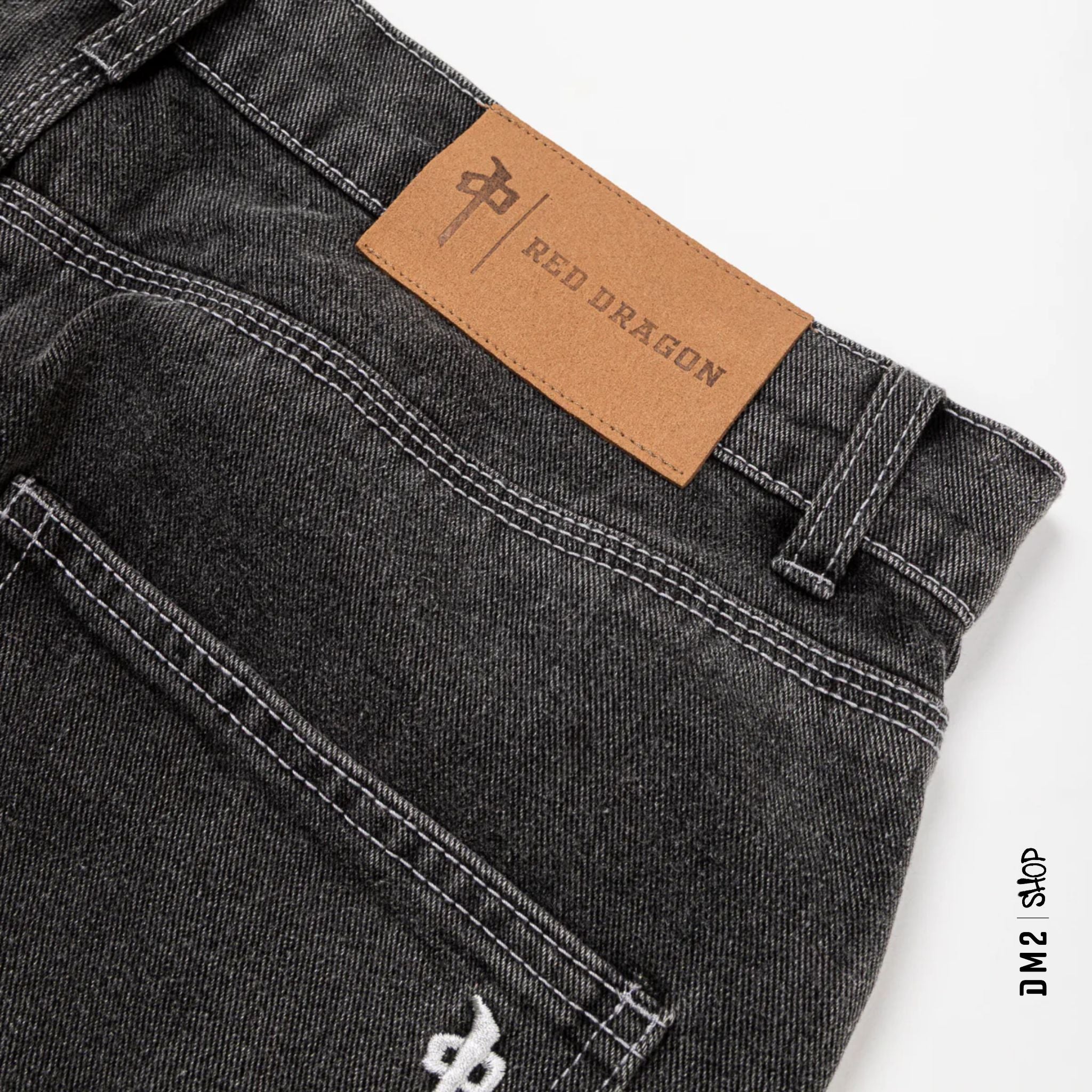 JEANS HOMME FRANKLIN GRIS, RED DRAGON - DM2 SHOP