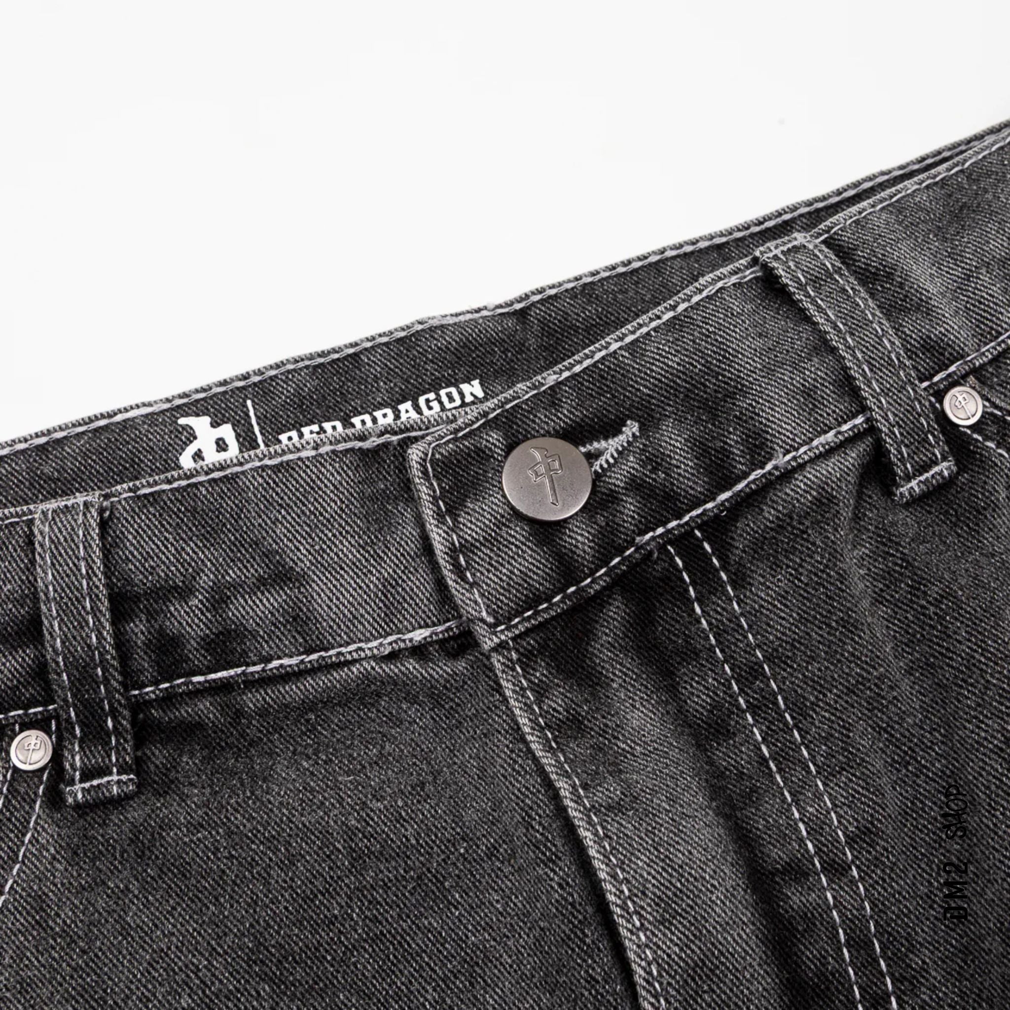 JEANS HOMME FRANKLIN GRIS, RED DRAGON - DM2 SHOP