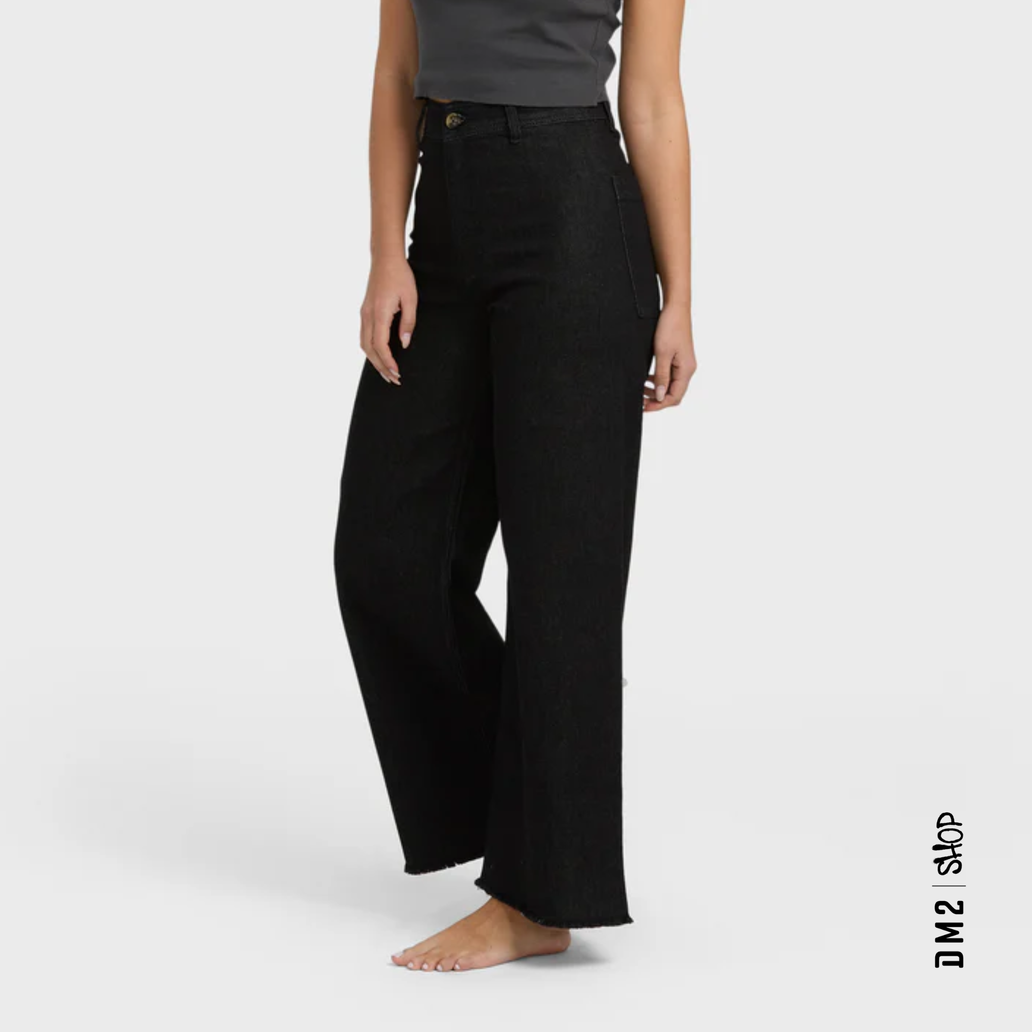 JEANS TAILLE HAUTE - FREEFALL NOIR - FEMME