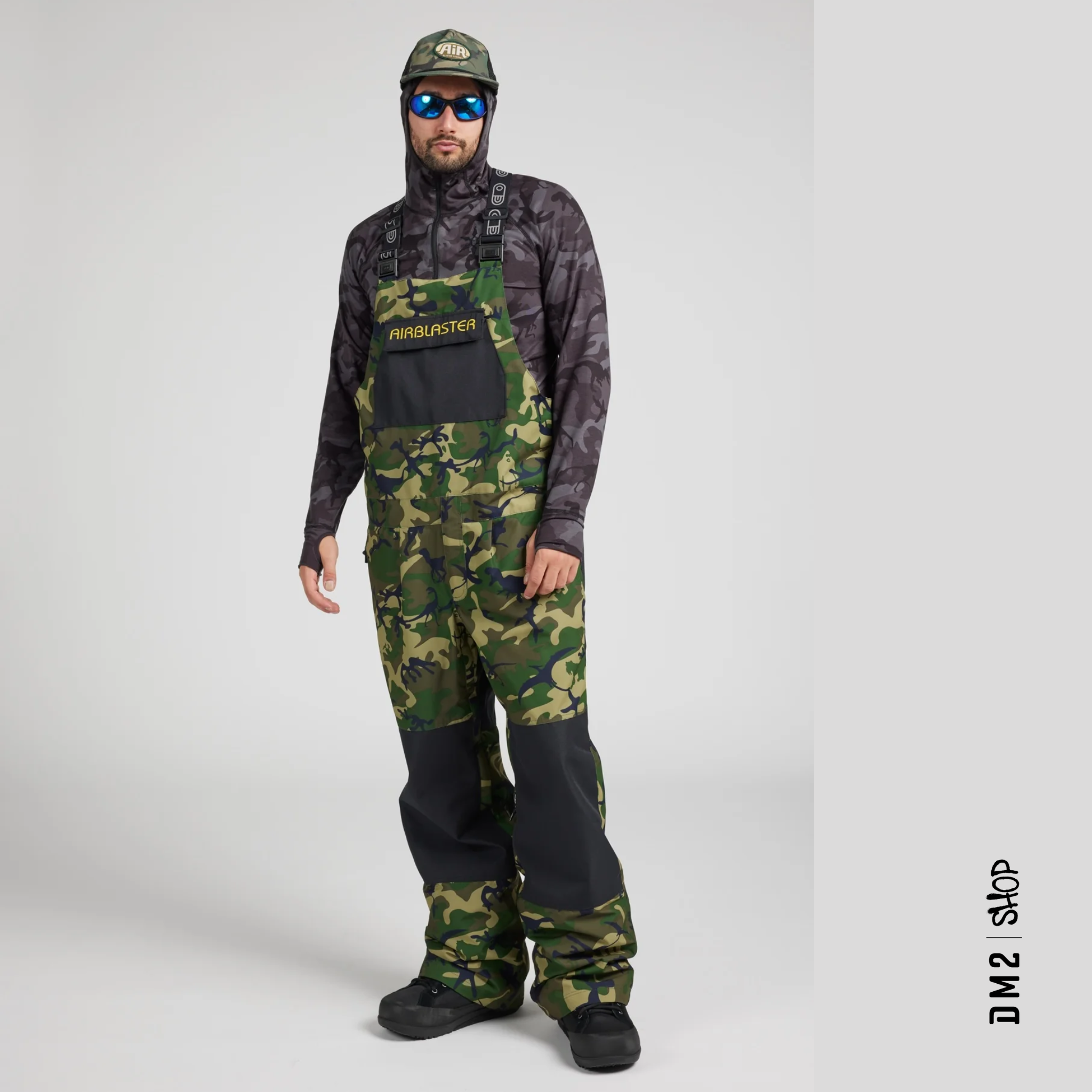FREEDOM BIB - SALOPETTE SNOW HOMME - NOIR
