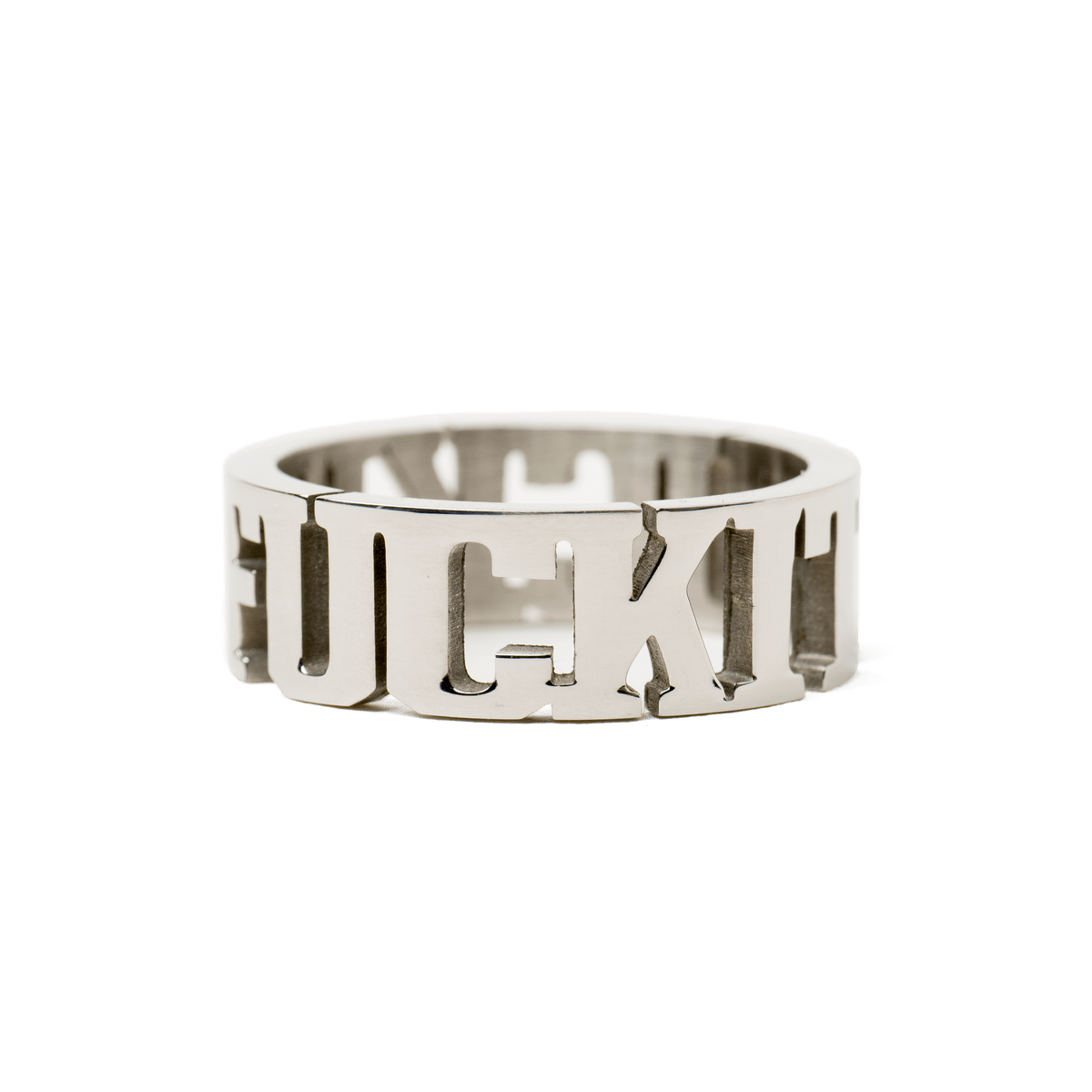 BAGUE HOMME FUCK IT HUF SILVER - DM2 SHOP