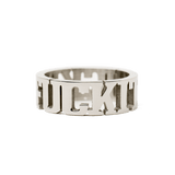 BAGUE HOMME FUCK IT HUF SILVER - DM2 SHOP
