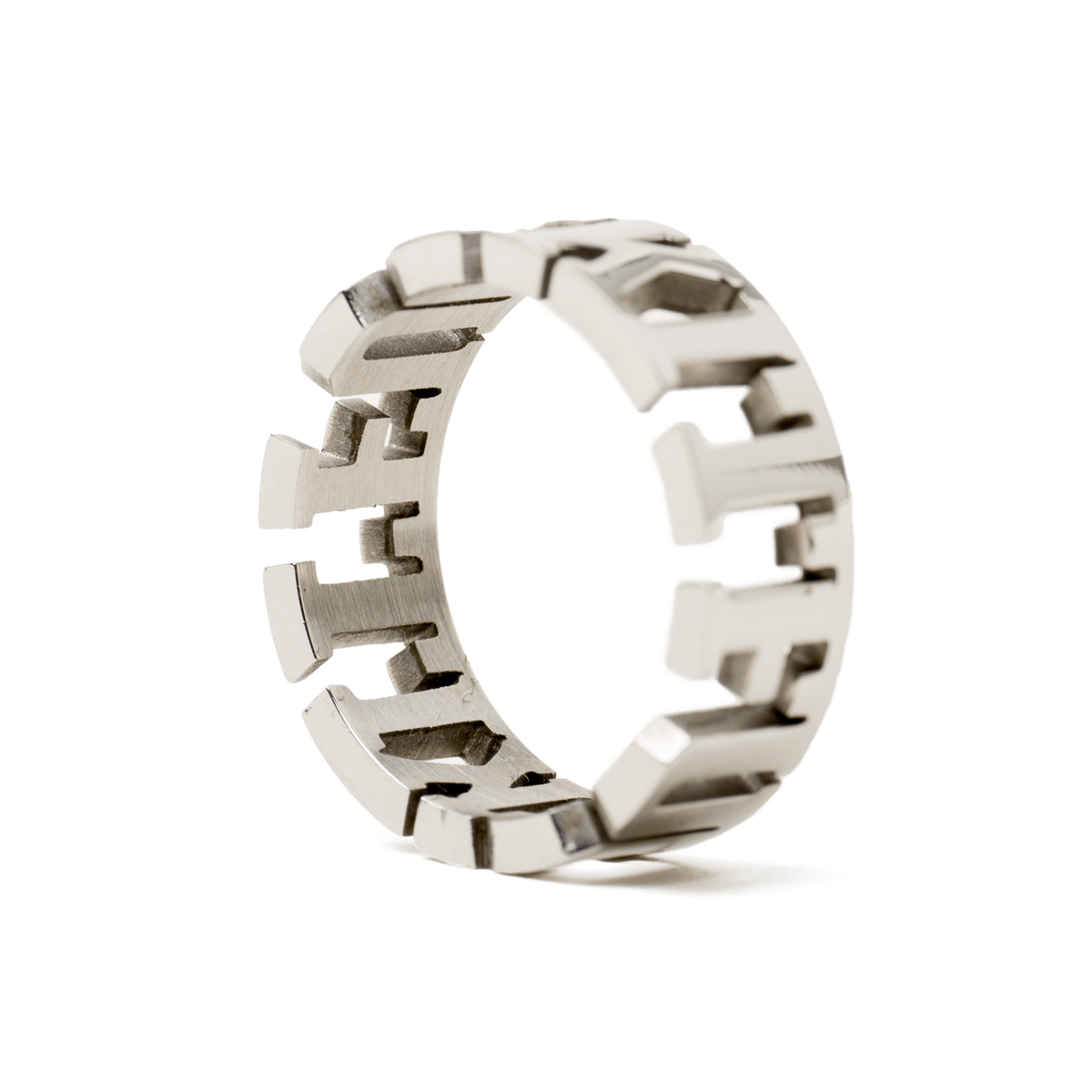 BAGUE HOMME FUCK IT HUF SILVER - DM2 SHOP