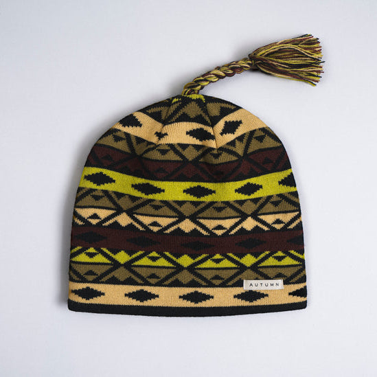 PISTE TASSLE - TUQUE POMPOM - AUTUMN