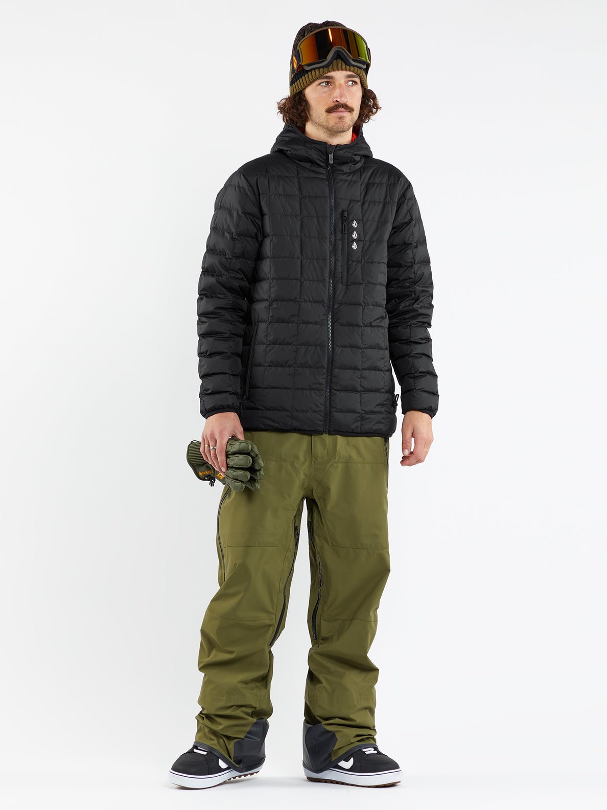 MANTEAU ISOLANT PUFF PUFF GIVE NOIR HOMME VOLCOM - DM2 SHOP