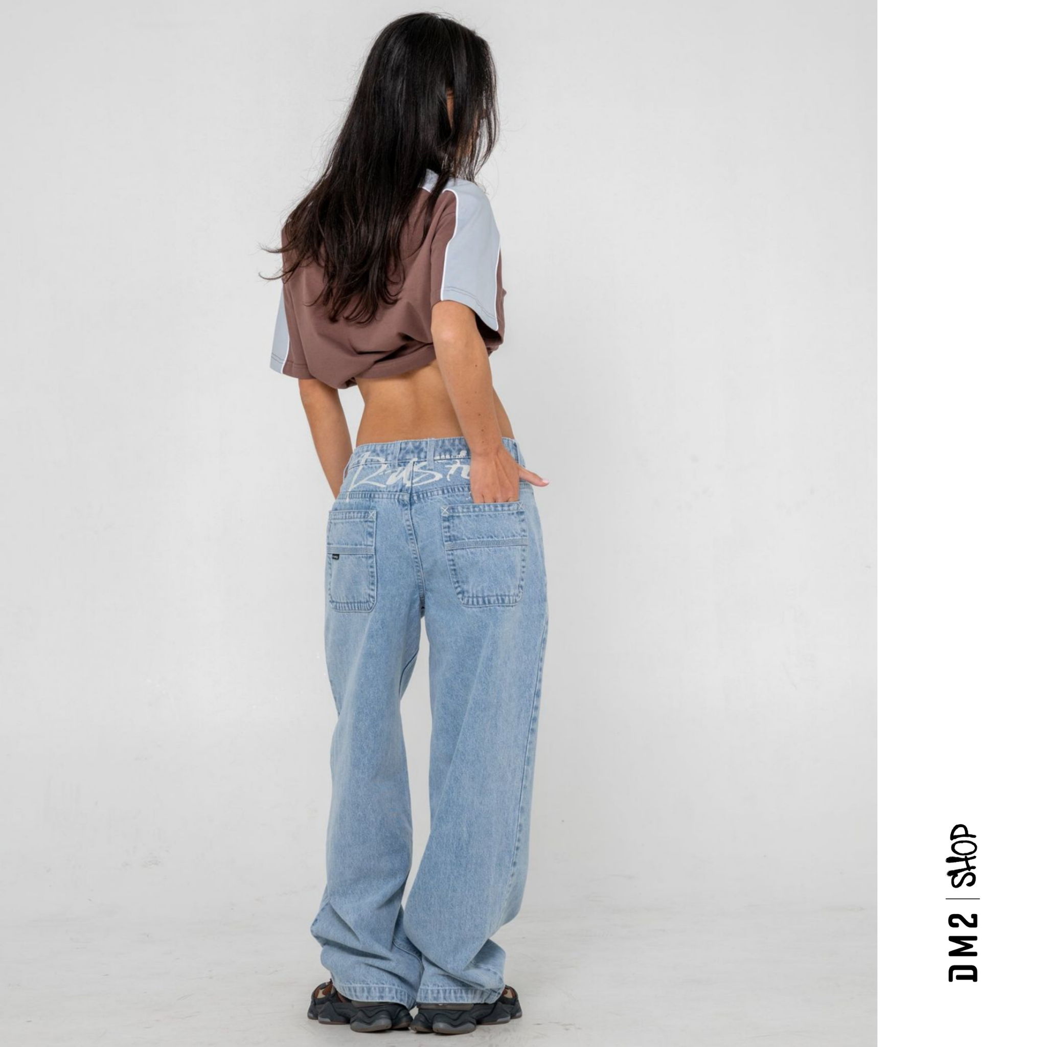 JEANS BAGGY FEMME - GANGSTA - LOW RISE