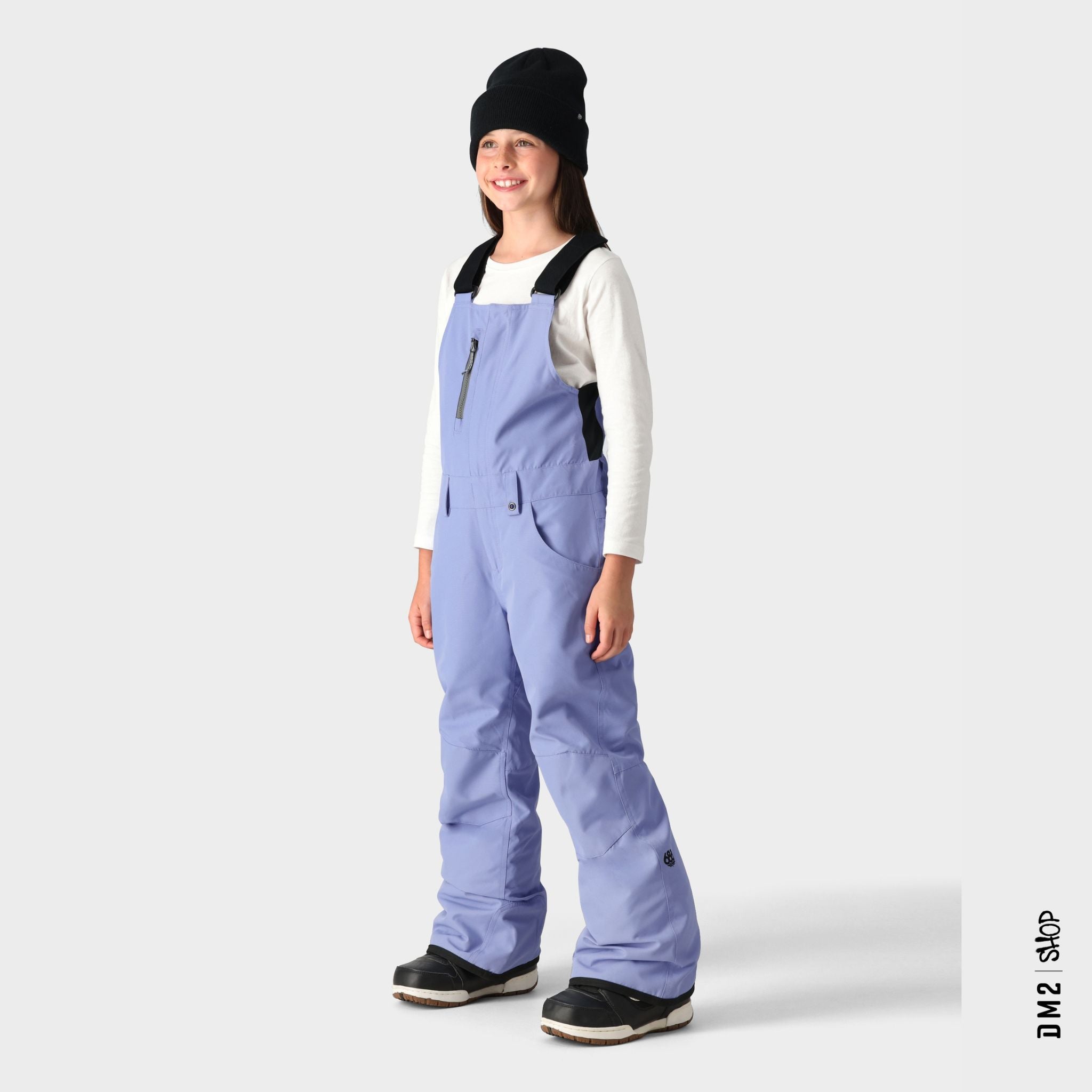 SALOPETTE SNOW FILLE SIERRA BIB 686 PURPLE - DM2 SHOP