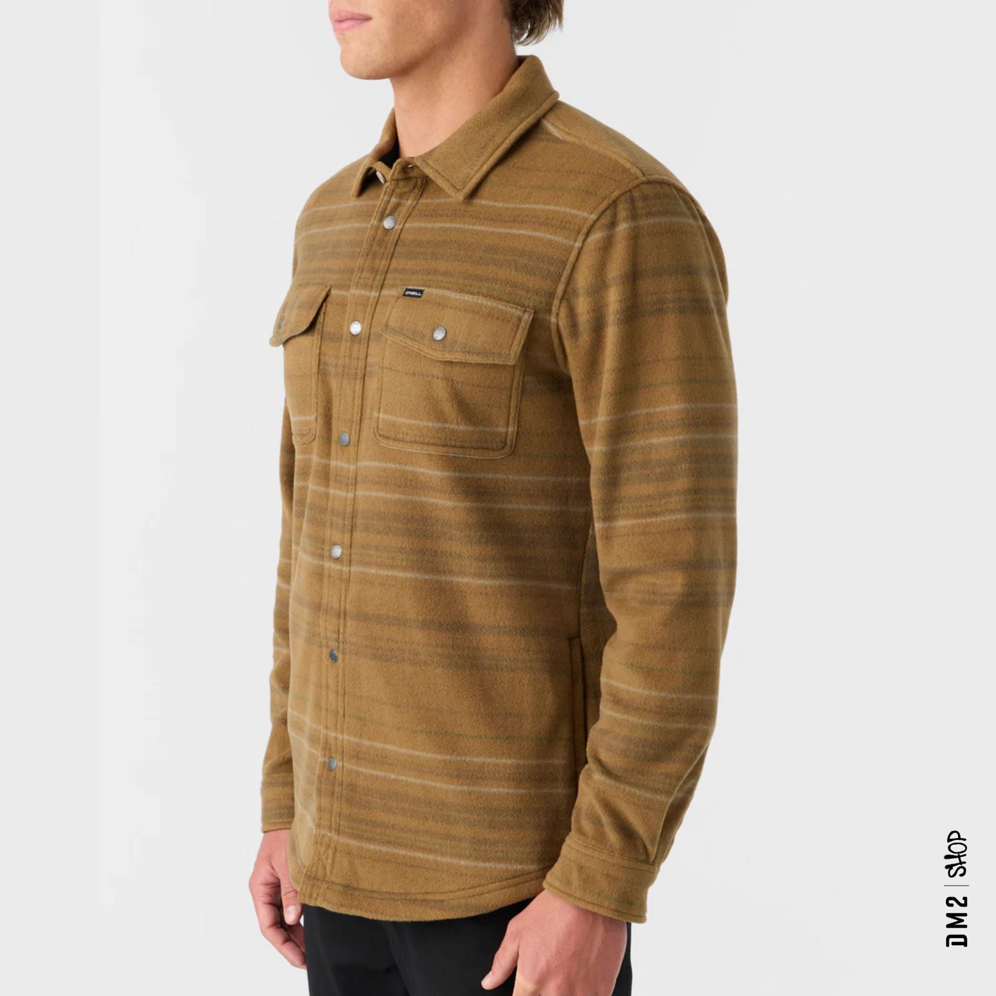 CHEMISE POLAR O'NEILL GLACIER OVERSHIRT DKHAKI - DM2 SHOP