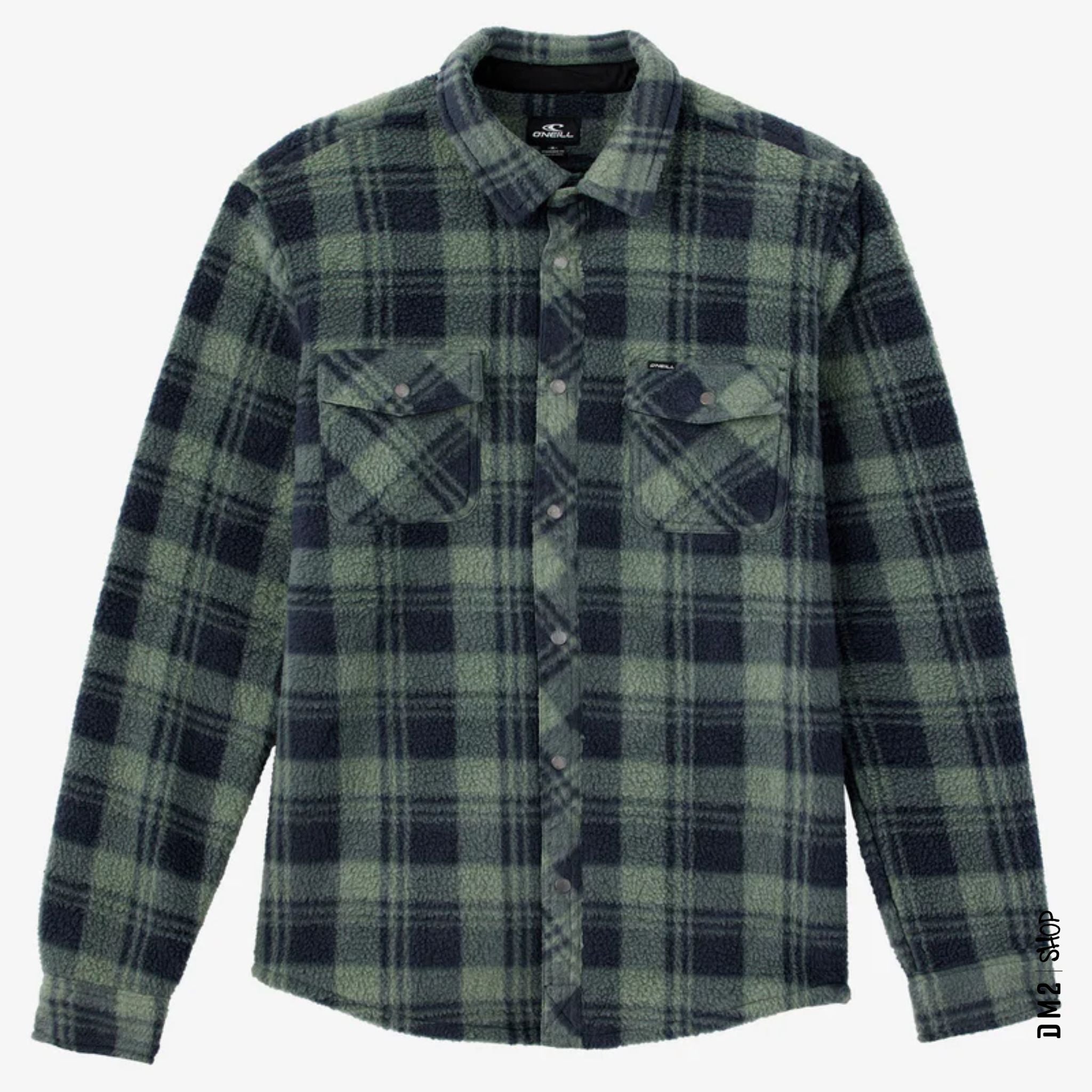 CHEMISE O'NEILL SUPERFLEECE PLAID OLIVE HOMME - DM2 SHOP