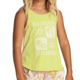 CAMISOLE FILLE GOOD VIBES LIME BILLABONG - DM2 SHOP