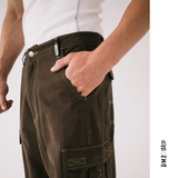 PANTALON BAGGY CARGO - GRIZZLY