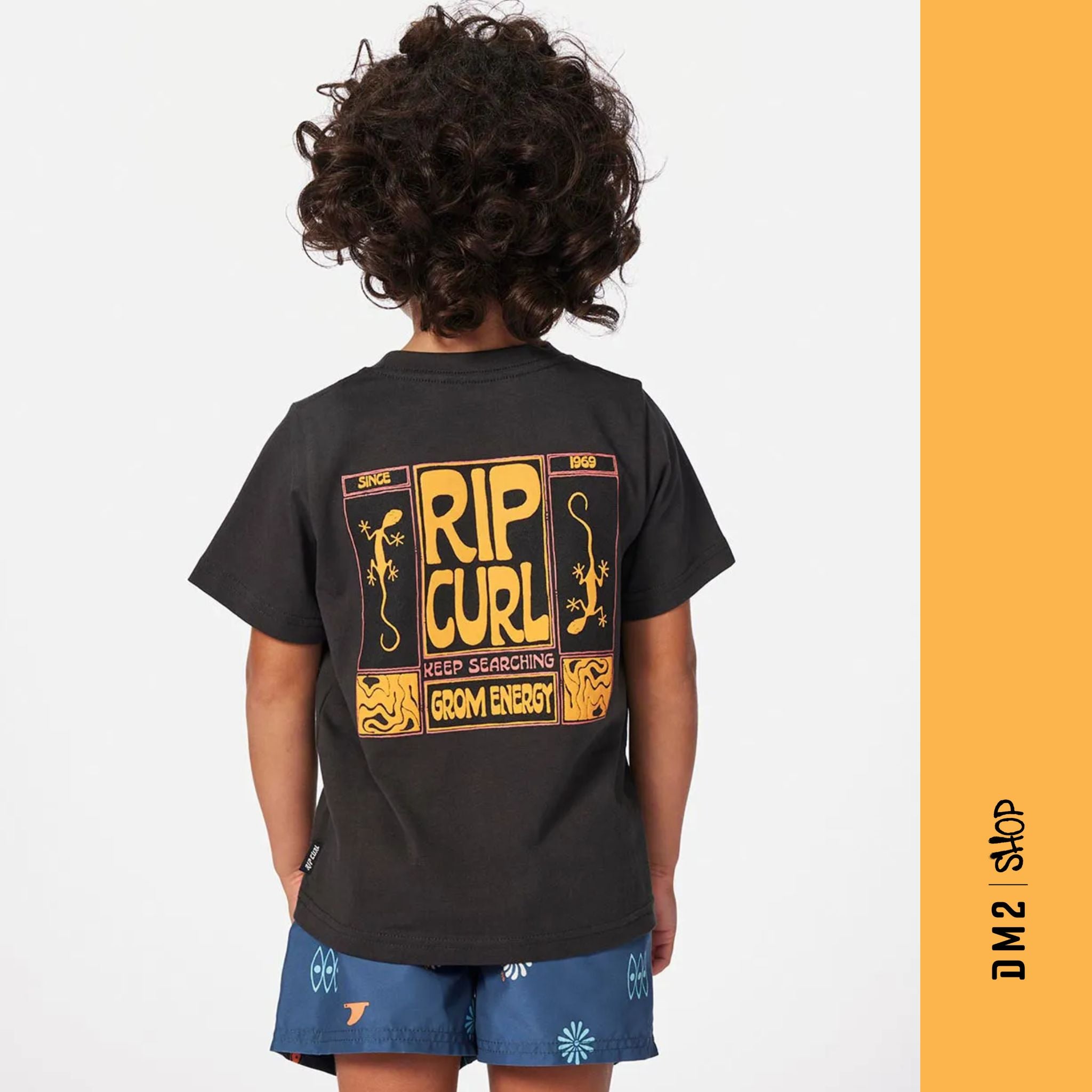 T - SHIRT GARCON GROM ENERGY, RIP CURL ( 3 à 8 ans ) - DM2 SHOP