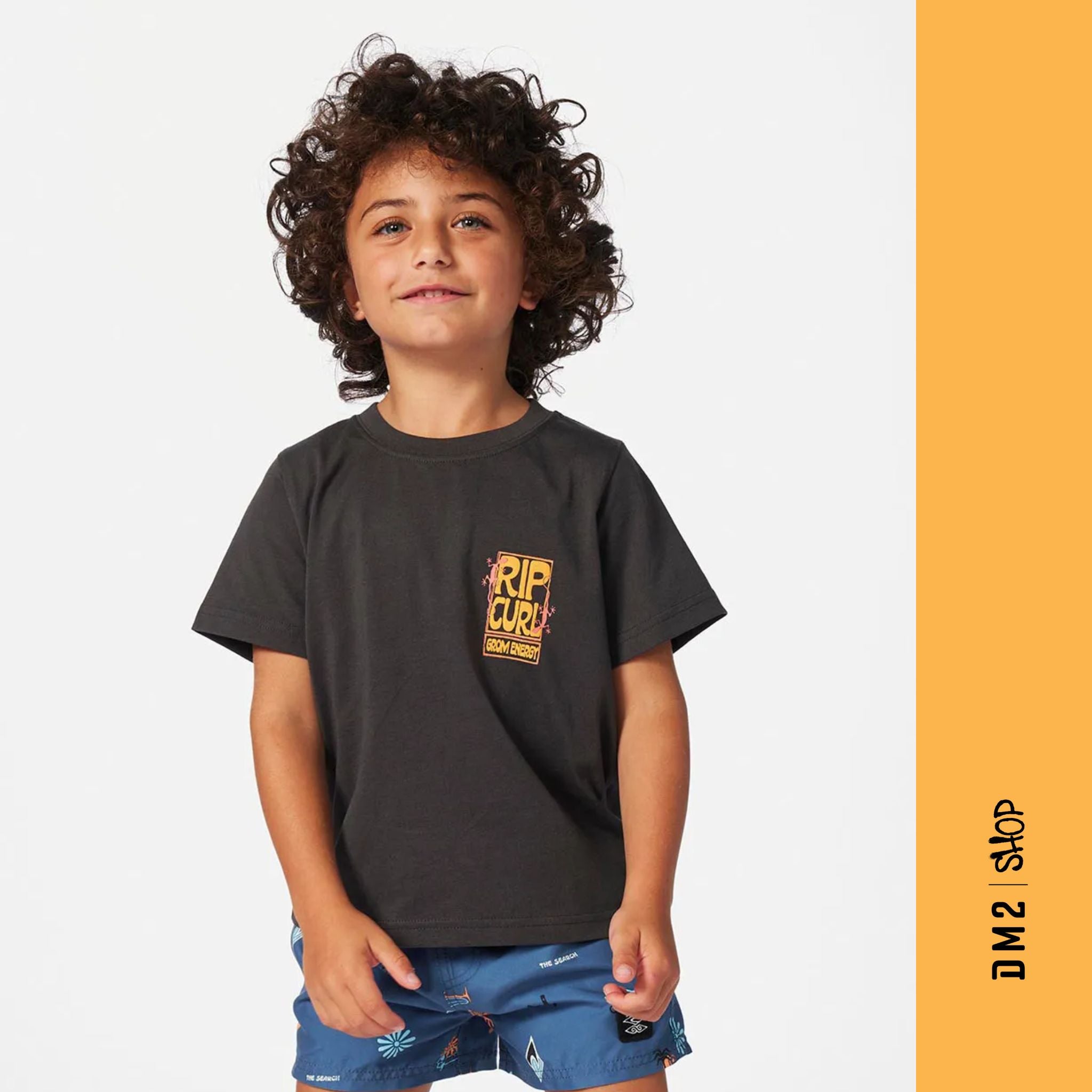 T - SHIRT GARCON GROM ENERGY, RIP CURL ( 3 à 8 ans ) - DM2 SHOP