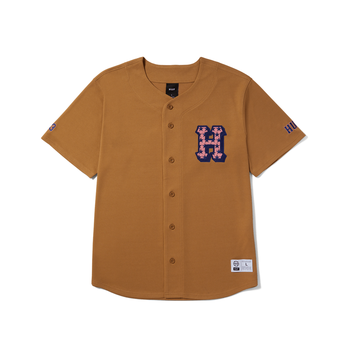 BASEBALL TEE H - STAR HUF, 2 couleurs - DM2 SHOP