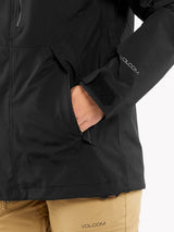 MANTEAU ISOLÉ NOIR V.CO ARIS GORE - TEX FEMME VOLCOM - DM2 SHOP