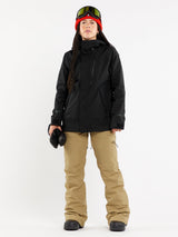 MANTEAU ISOLÉ NOIR V.CO ARIS GORE - TEX FEMME VOLCOM - DM2 SHOP