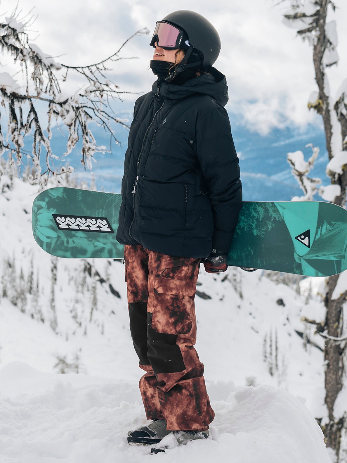 SALOPETTE SNOW FEMME CRESTON 3D PINK VOLCOM - DM2 SHOP