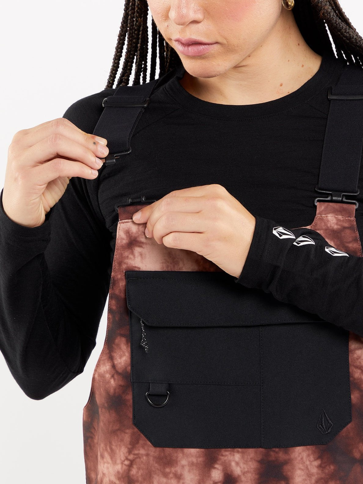 SALOPETTE SNOW FEMME CRESTON 3D PINK VOLCOM - DM2 SHOP