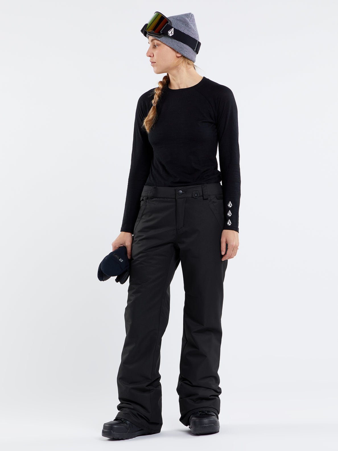 PANTALON ISOLÉ FEMME FROCHICKIE NOIR VOLCOM - DM2 SHOP