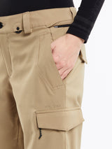 PANTALON SNOW FEMME WILDLING KHAKI VOLCOM - DM2 SHOP