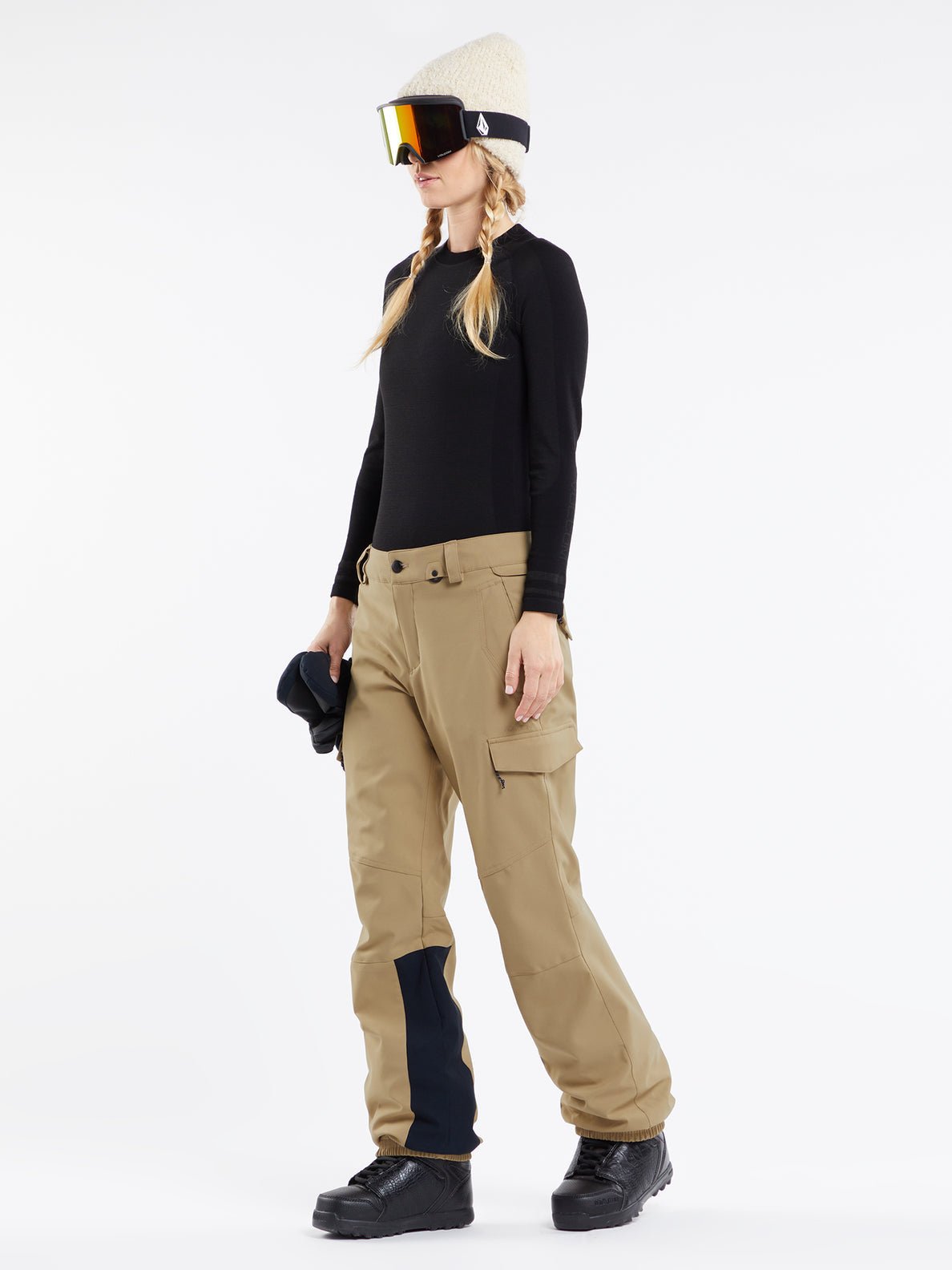 PANTALON SNOW FEMME WILDLING KHAKI VOLCOM - DM2 SHOP