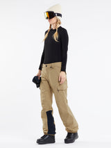 PANTALON SNOW FEMME WILDLING KHAKI VOLCOM - DM2 SHOP
