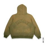 HOOD ZIP HEAVY WEIGHT OLIVE UNISEXE, MUSE - DM2 SHOP