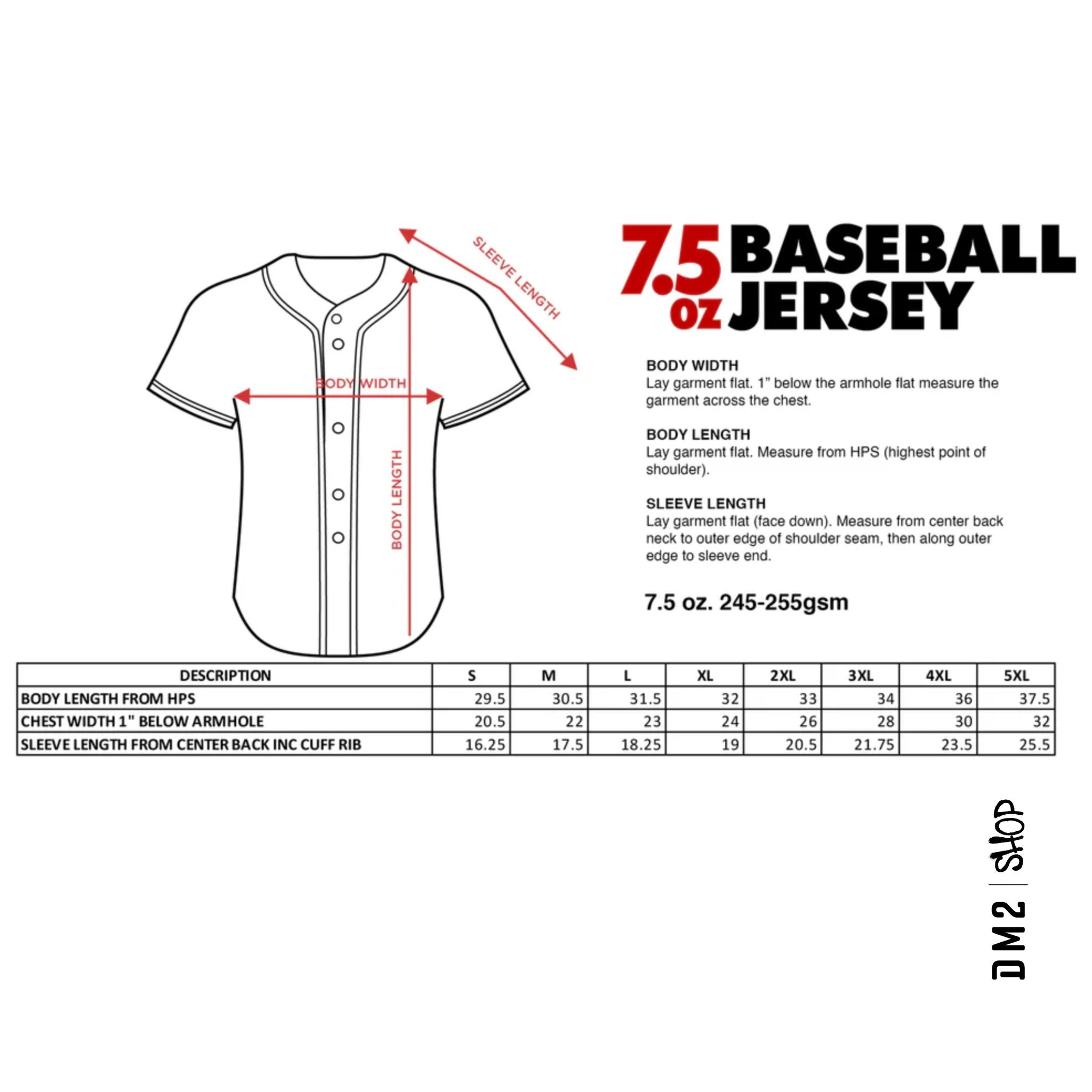 BASEBALL JERSEY UNISEXE, TEASPOON - DM2 SHOP