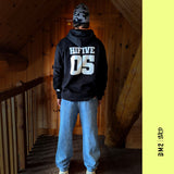 HOOD UNISEXE HI FIVE NOIR, TEASPOON - DM2 SHOP